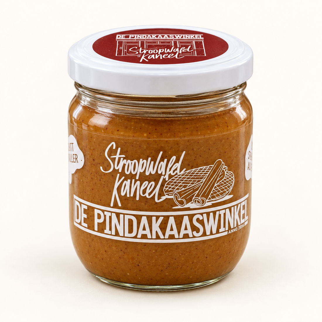 Beurre de cacahuète Stroopwafel Cannelle – 380 g