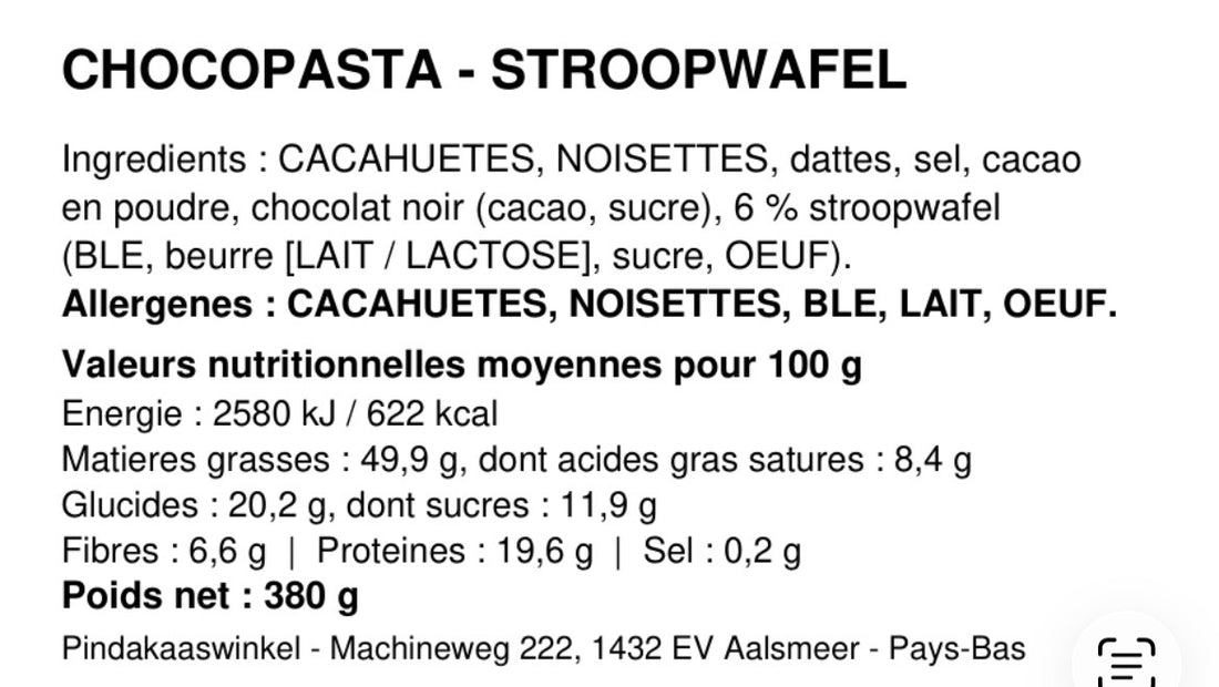 Chocopasta Stroopwafel – 380 g